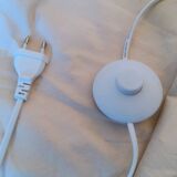 1970s chrome metal lily of the valley lamp