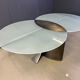 Postmodern dining table by Belgochrom, 1980s
