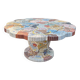 Table extérieure mosaïque modèle unique