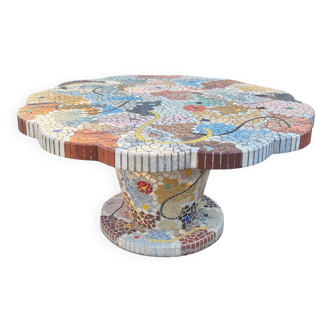 Unique model mosaic outdoor table