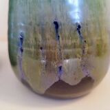 Paire de vases en grès de Puisaye de Léon Pointu