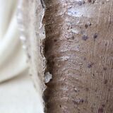 Jean Linard, the milestone, sculptural vase in stoneware, unique piece, in very good condition.