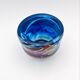 Vase Art Glass Signed Patrick Lepage 2002 - Blown Glass Fuming Oxides