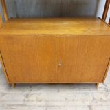 Mid century wall shelf bookcase by František Jirák for Tatra nábytok, 1960´s