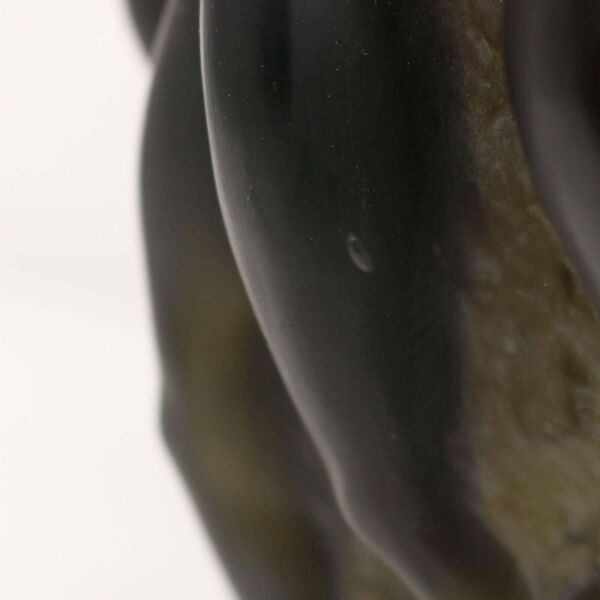 Vase Bacchantes en verre Topaze de René Lalique