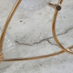 Maison Arlus 3 lights brass vintage 50s chandelier