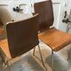 Lot of 4 vintage chairs thermomoulated