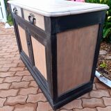 Industrial style oak buffet