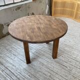 1950s round pine table with extensions
