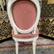 Suite de 4 chaises style Louis XVI médaillon