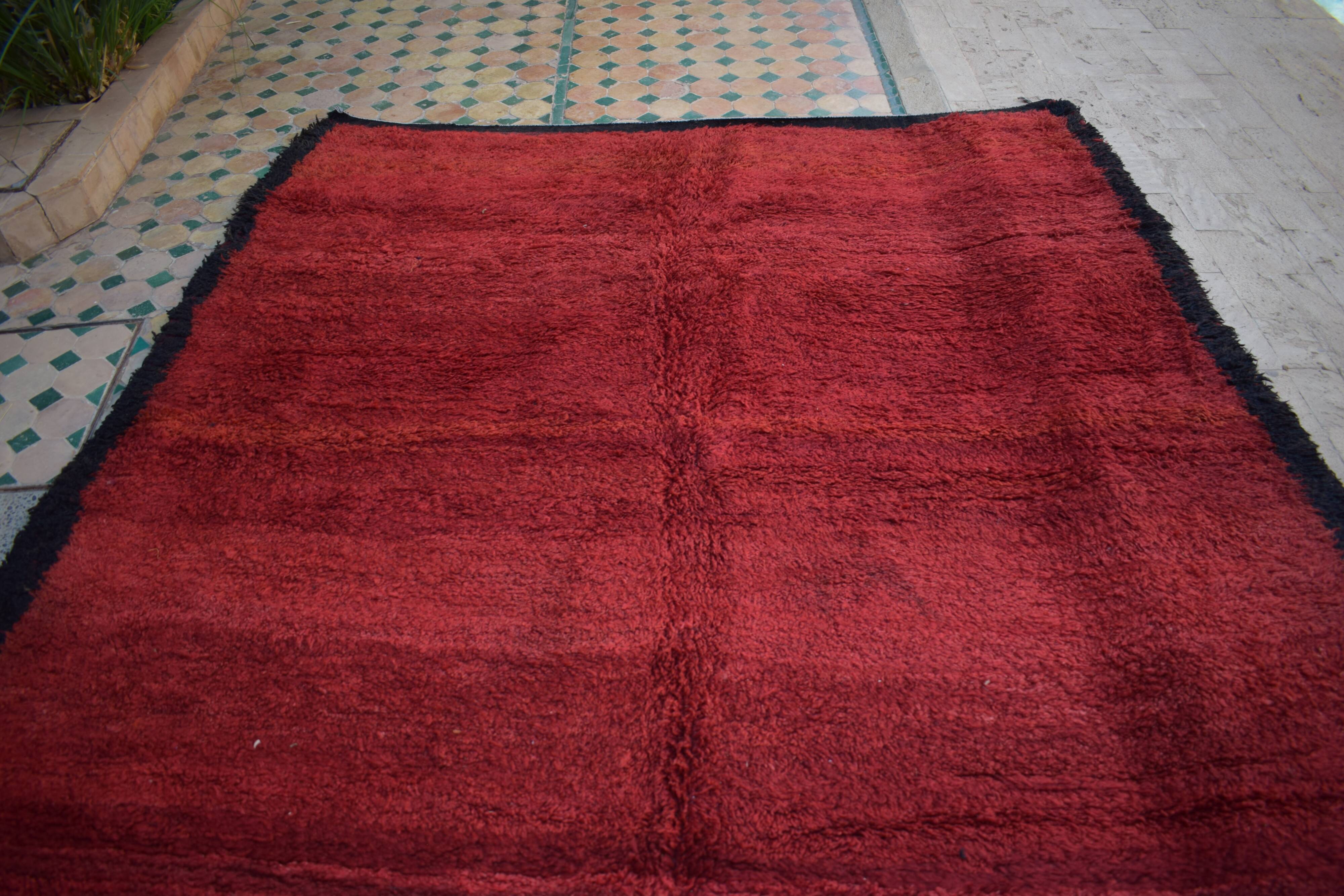 Berber rug Moroccan vintage Atlas