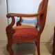 Paire de fauteuils en acajou époque Restauration 1820-1830