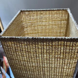 Scandinavian lamp in teak and rope years 60-70