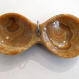 Set of 3 stone salt cellars