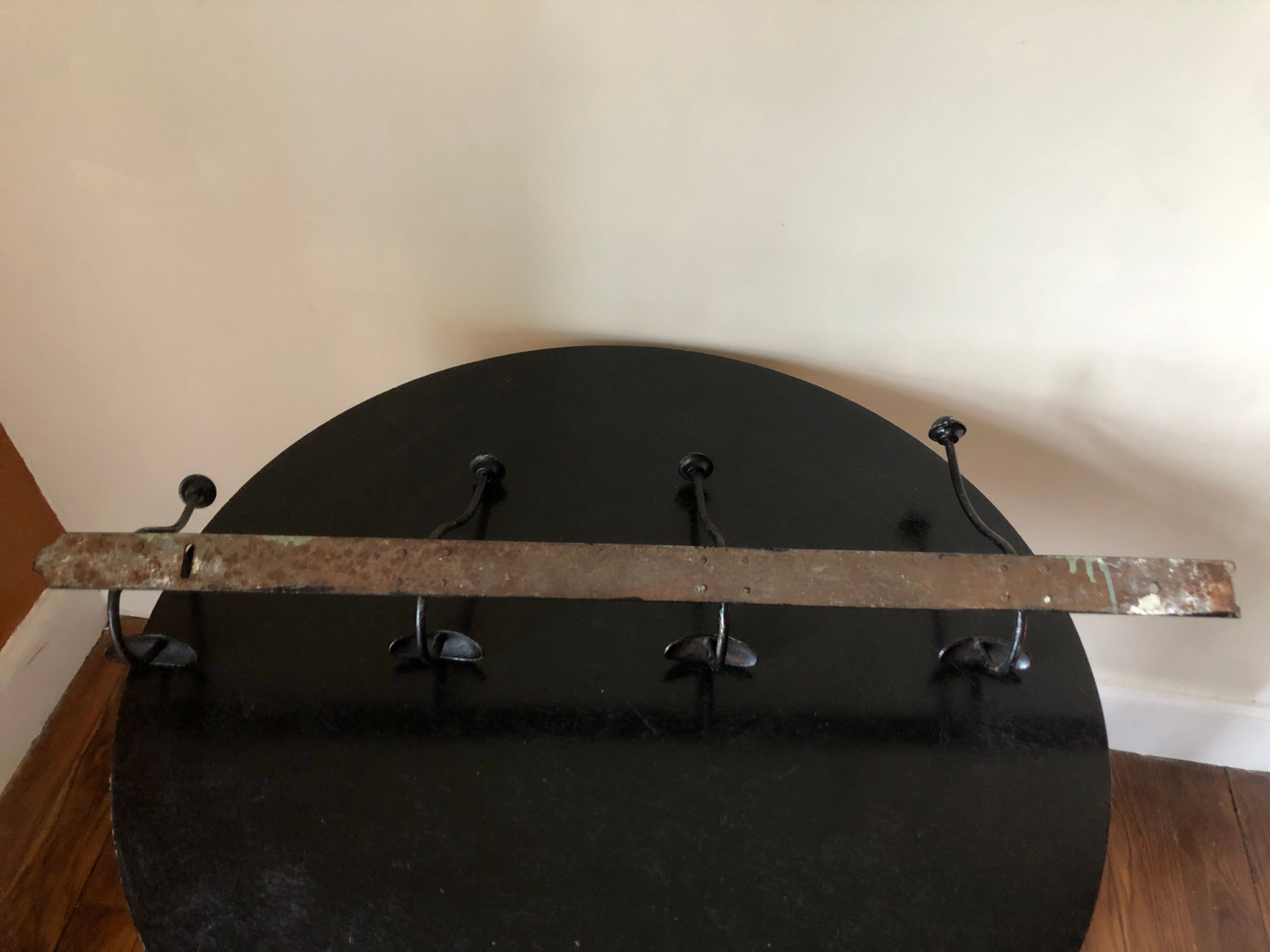 Porte-manteau ancien fer forgé