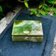Onyx catchall from Pakistan, vintage 1960s box.
