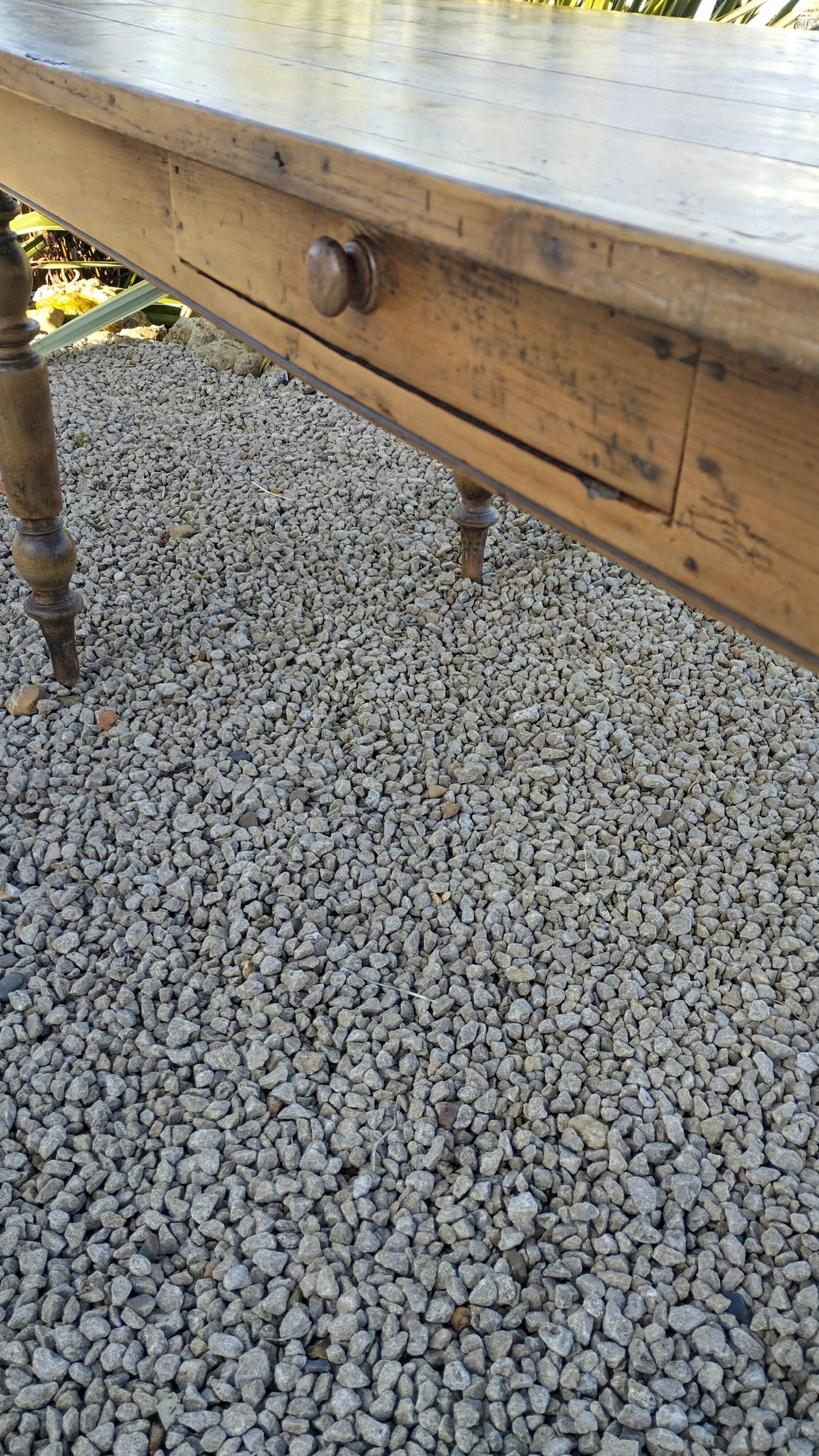 Farmhouse table dating from the end of the 19th century