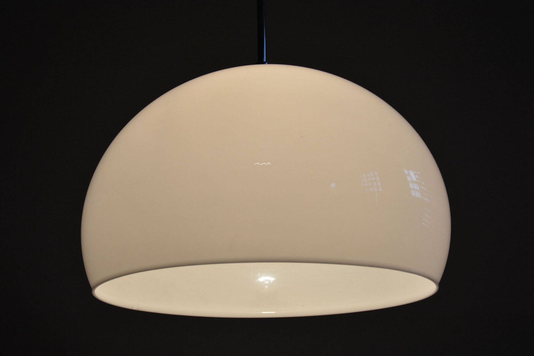 Mid-Century Chandelier in Chrome from Meblo, Italy, 1970s