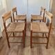4 chairs Robert Sentou/Charlotte Perriand