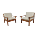 Paire de fauteuils vintage scandinave années 60