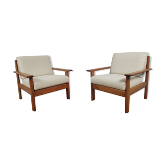 Pair of Vintage Scandinavian armchairs, 60s