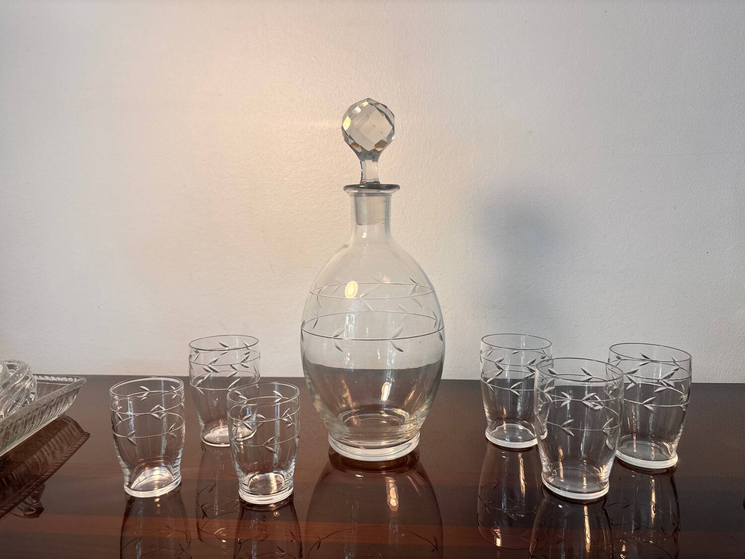 Porto service Baccarat 7p. M. Longchamp