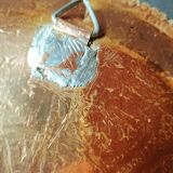 Chiseled copper dish