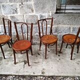 Series of four bistro chairs
