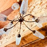 Mid century 9-branch luster