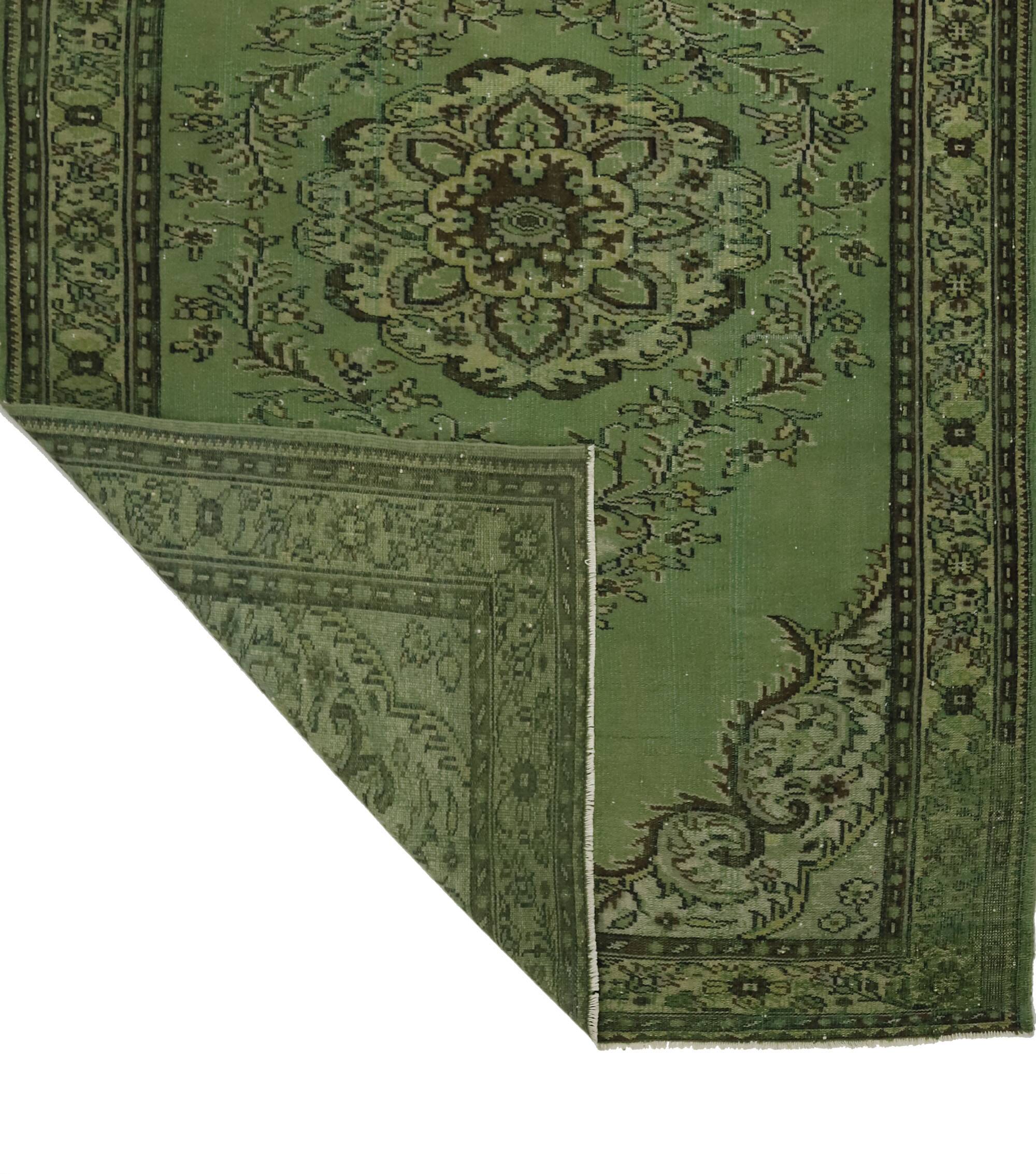 Turkish Anatolian Handmade Vintage Area Rug 290 cm x 192 cm