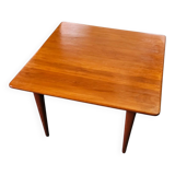 Danish square coffee table in teak by Mikael Laursen for A/S Mikael Laursen, Denmark, 1960s