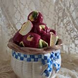 Slush pot basket of apples