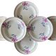 6 antique semi-deep plates in Saint-Amand earthenware (Nord)
