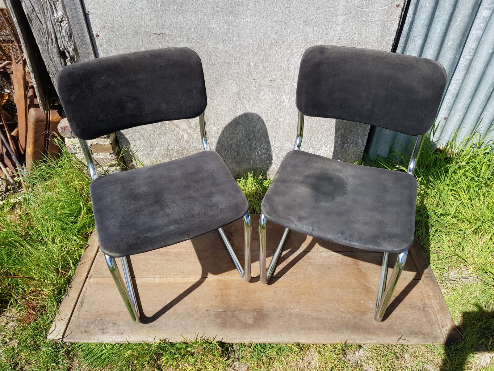 Pair old chairs