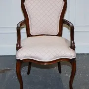 Vintage Walnut Lounge Chair, France