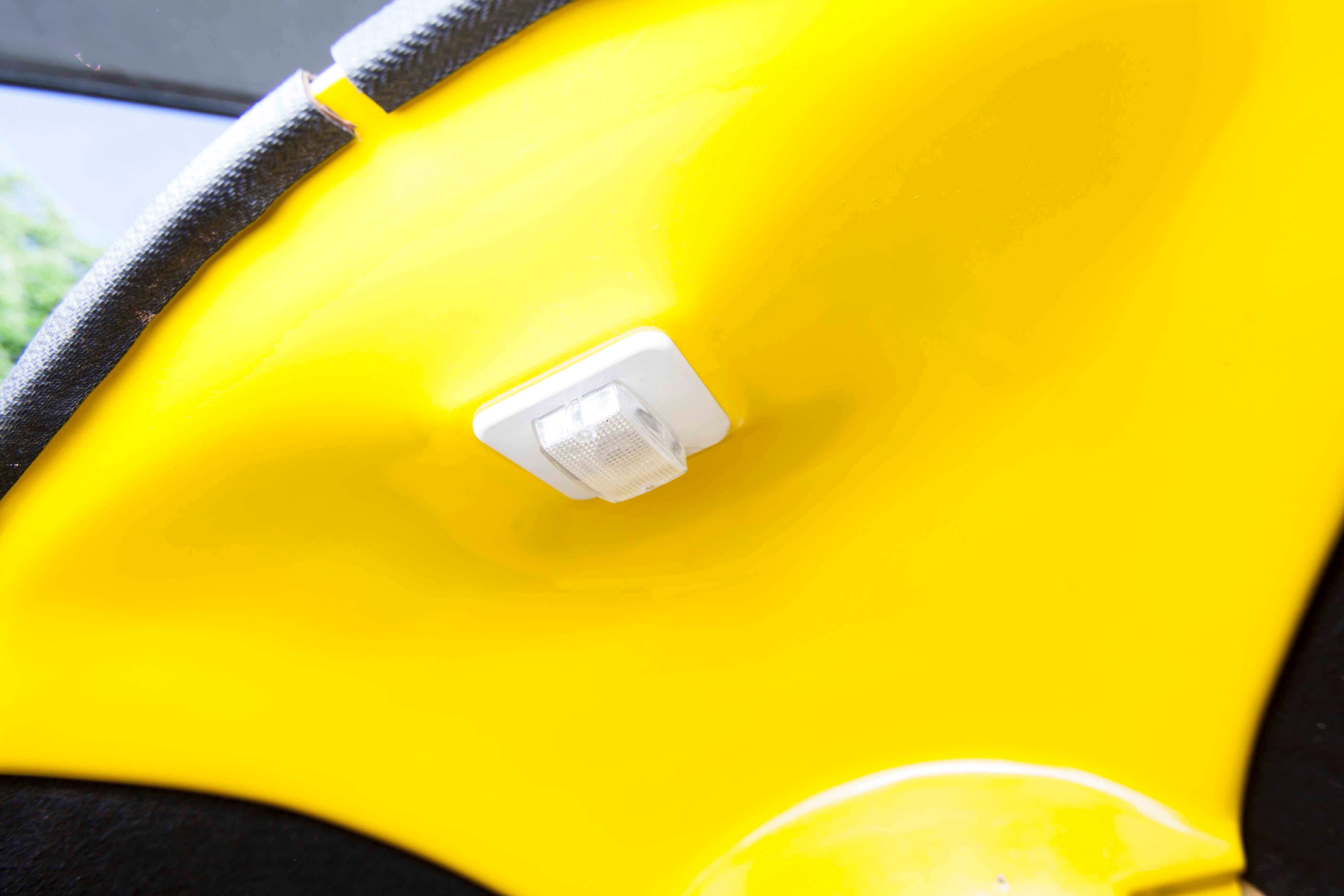 1970 fiberglass telephone booth with light