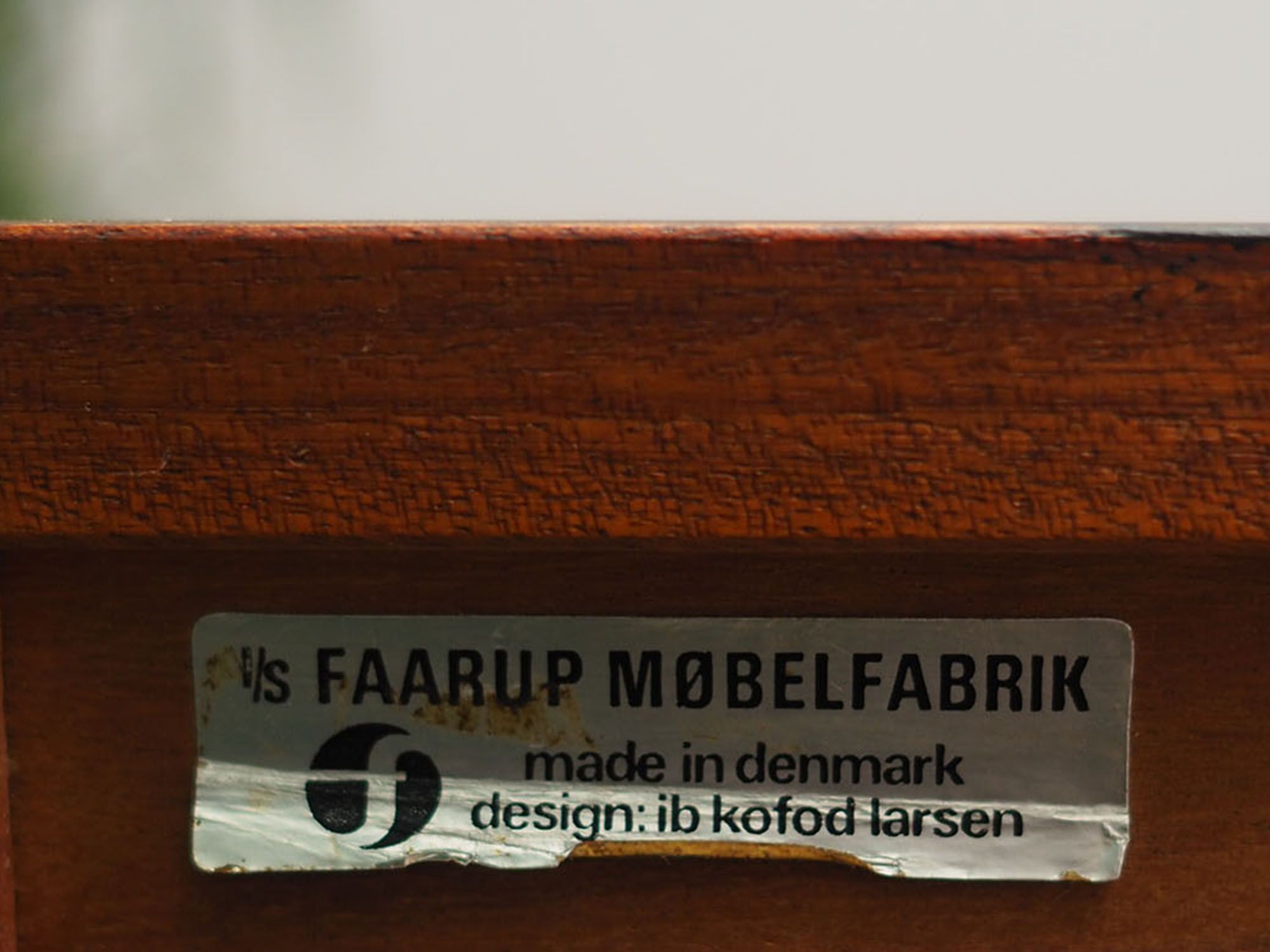 Rosewood chest of drawers, Danish design, 1970s, Ib Kofod Larsen, manufacturer: Faarup Mob