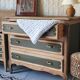 Oak chest of drawers
