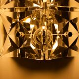 Paire d’appliques Kinkeldey en cristal.