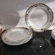 Series of 6 Saint Amand flat plates Ceranord France