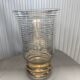 Vintage gold glass vase