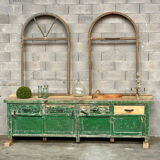 Old industrial workbench