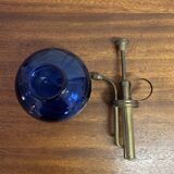 50s blue glass vaporizer