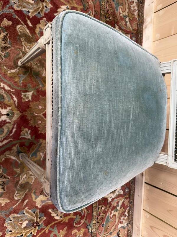 Suite de 6 chaises de style Louis XVI RINCK en bois réchampi