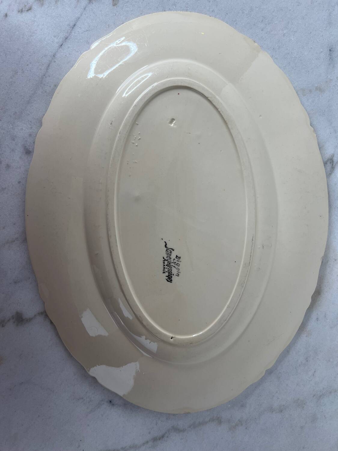 Presentation dish - Digoin Sarreguemines France