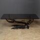 Striking mid 20thc belgian bonsai tree coffee table, willy daro c.1970