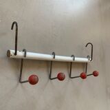 Vintage wood tea towel holder