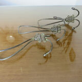 Series of 3 old hooks, coat rack, late nineteenth, early twentieth