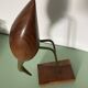 Heron brass and scandinavian teak 1960