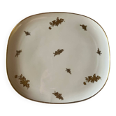 Dish Langenthal Suisse roses gold